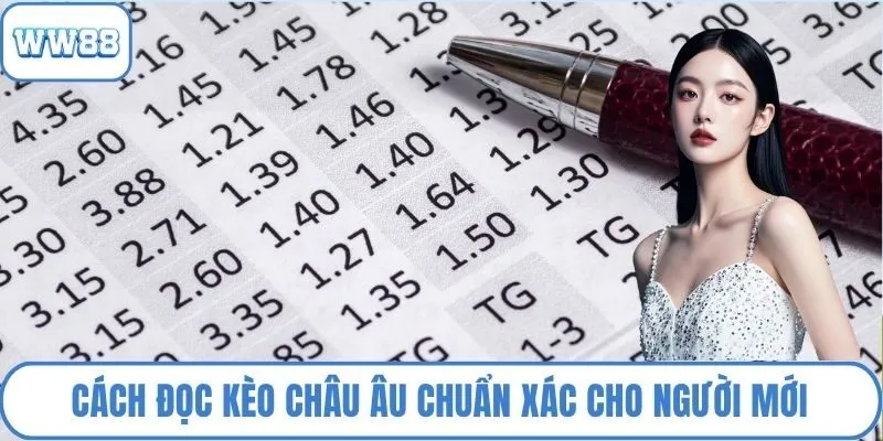 Cách đọc kèo Châu Âu chuẩn xác cho người mới