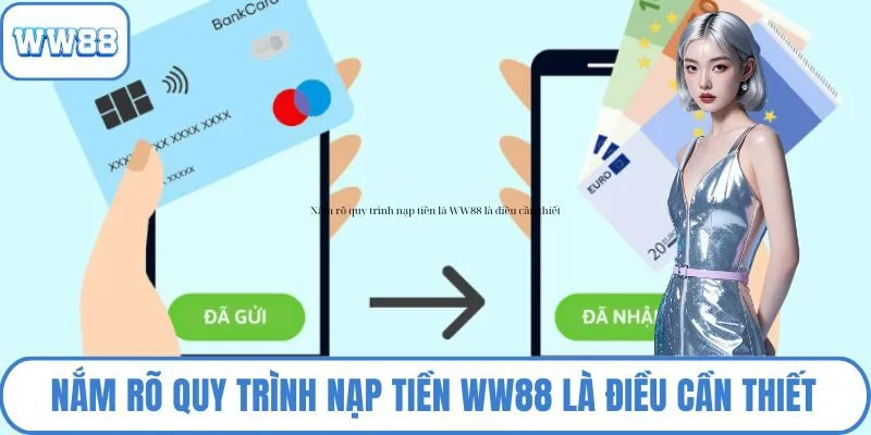 Nắm rõ quy trình nạp tiền WW88 là điều cần thiết